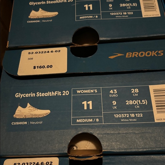 Brooks Womens Glycerin Stealthfit 20 Running Shoes - Picture 6 of 6